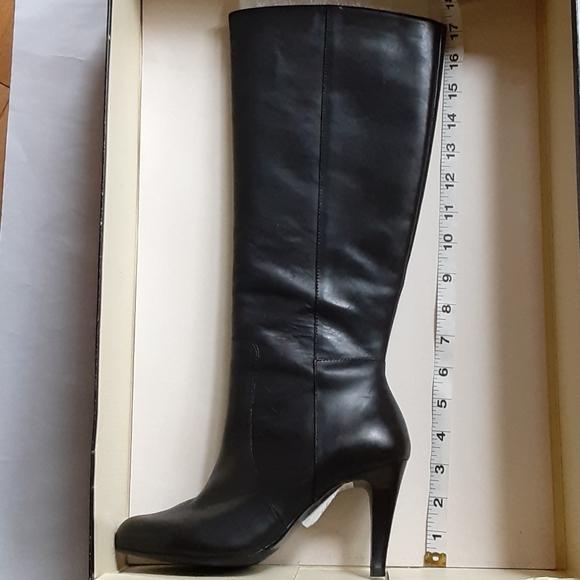 Talbots Tall Leather Boots with Heels - Picture 5 of 9